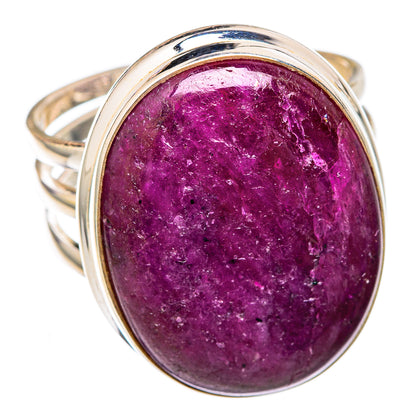 Ruby Fuchsite Rings handcrafted by Ana Silver Co - RING102251