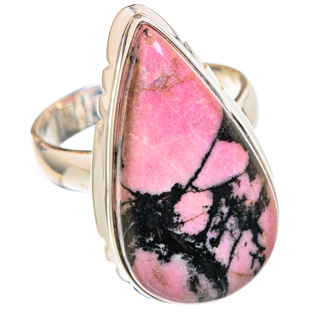 Rhodonite Rings handcrafted by Ana Silver Co - RING102252 - Photo 2