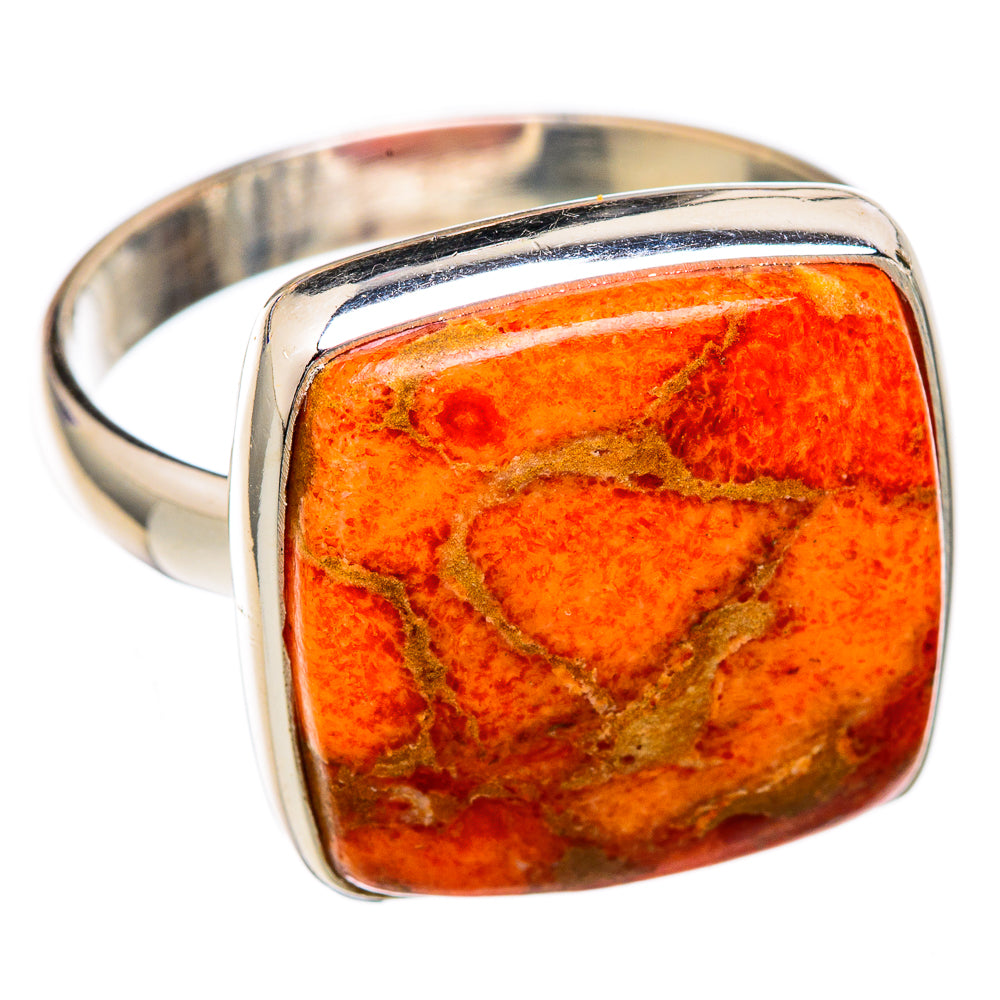 Sponge Coral Rings handcrafted by Ana Silver Co - RING102278 - Photo 2
