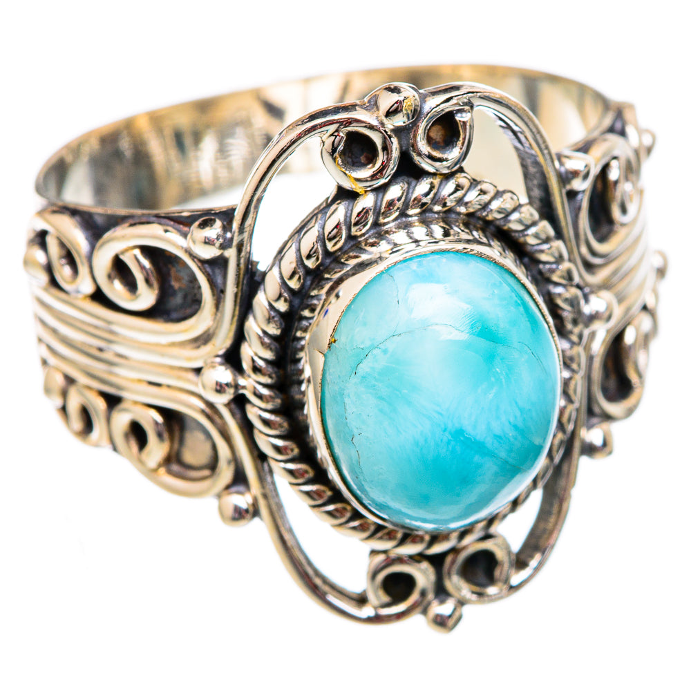 Larimar Rings handcrafted by Ana Silver Co - RING102300