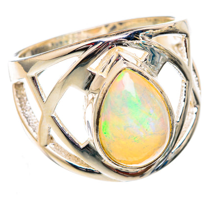 Ethiopian Opal Rings handcrafted by Ana Silver Co - RING102325