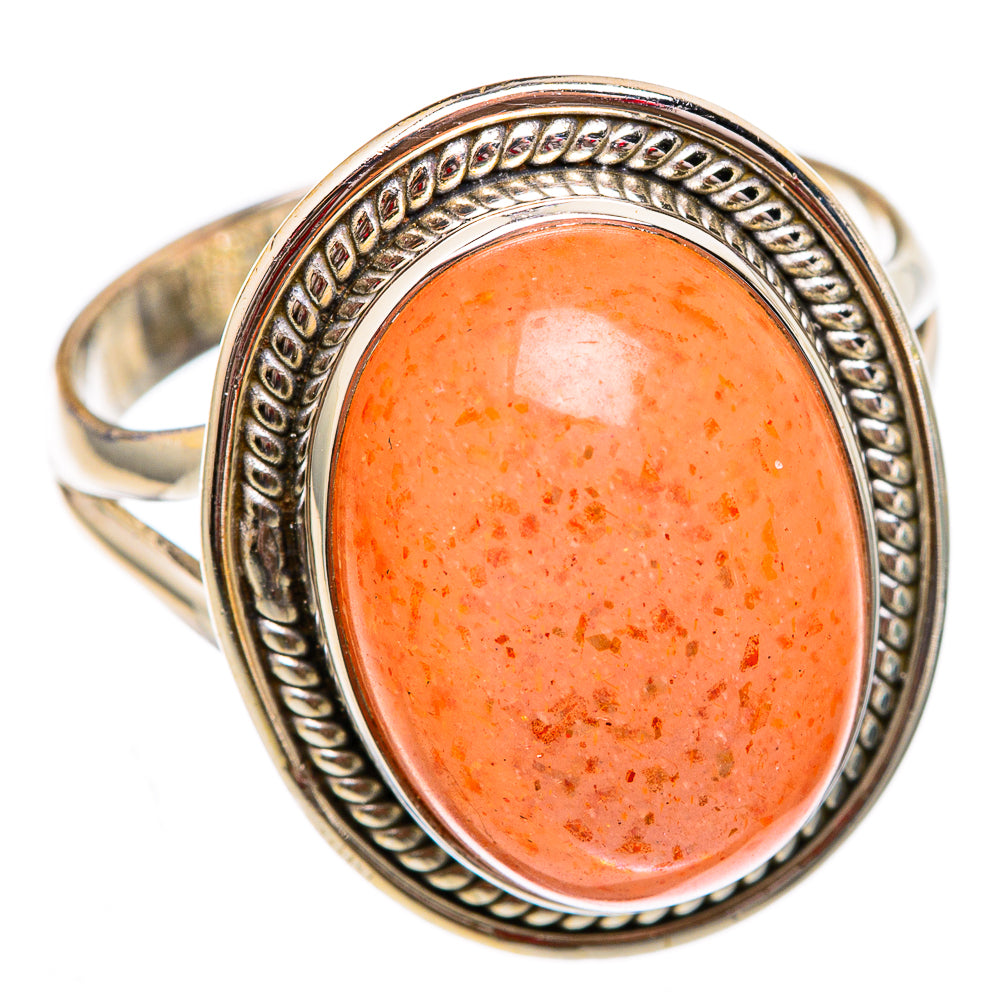 Sunstone Rings handcrafted by Ana Silver Co - RING102336 - Photo 2