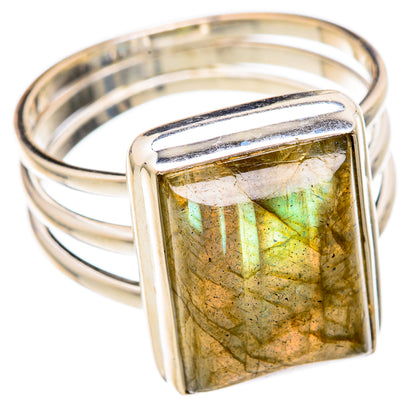 Labradorite Rings handcrafted by Ana Silver Co - RING102353