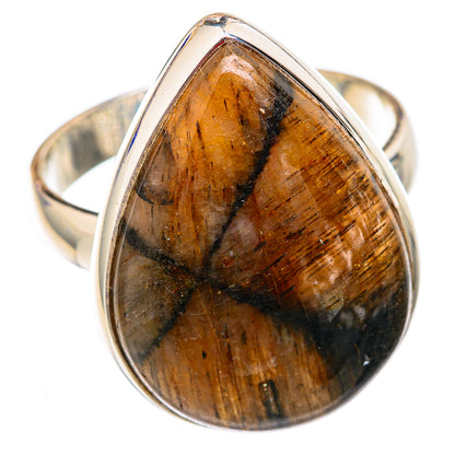Chiastolite Rings handcrafted by Ana Silver Co - RING102356 - Photo 2
