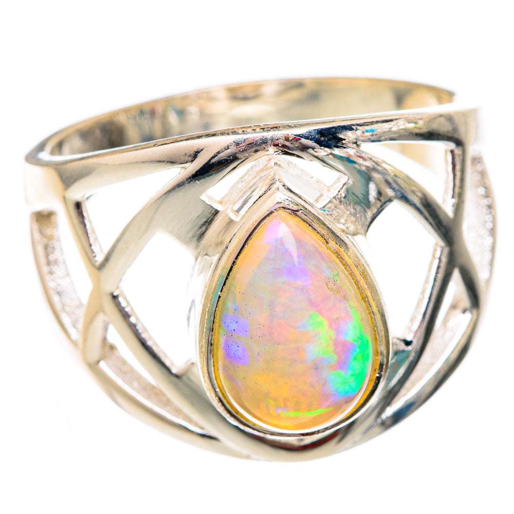 Ethiopian Opal Rings handcrafted by Ana Silver Co - RING102367