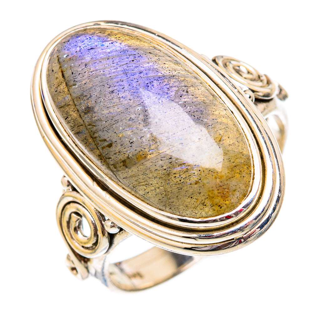 Labradorite Rings handcrafted by Ana Silver Co - RING102368
