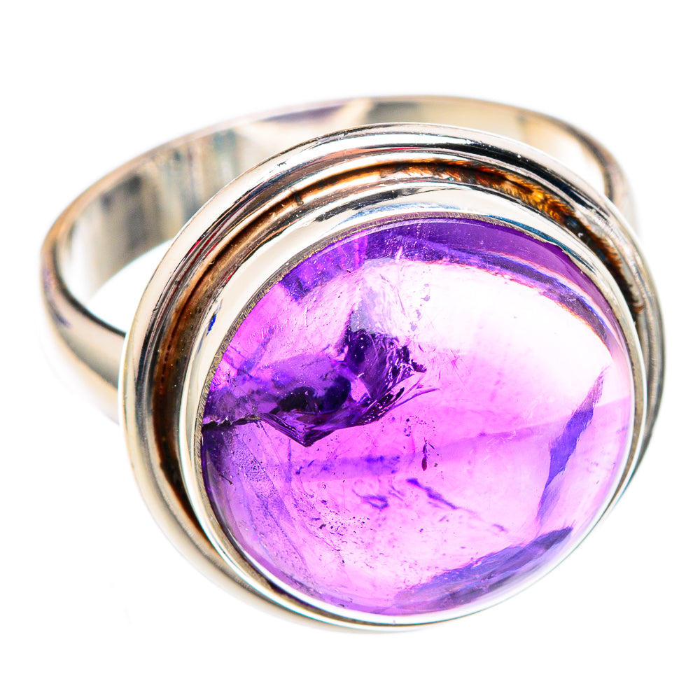 Amethyst Rings handcrafted by Ana Silver Co - RING102378 - Photo 2