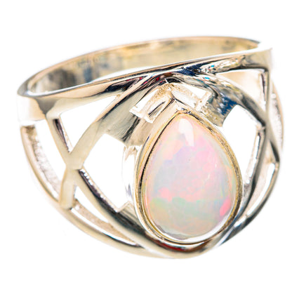 Ethiopian Opal Rings handcrafted by Ana Silver Co - RING102384