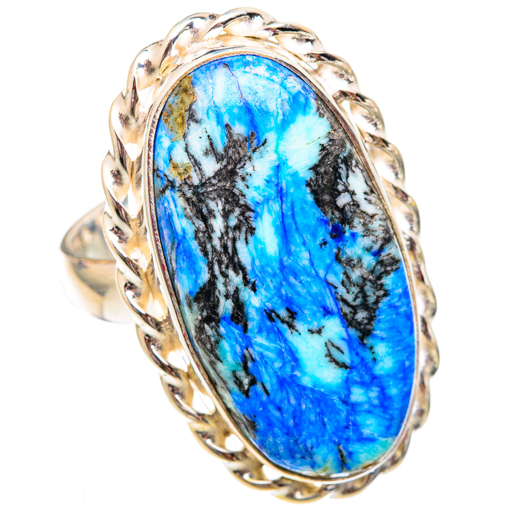 Blue Jasper Rings handcrafted by Ana Silver Co - RING102388