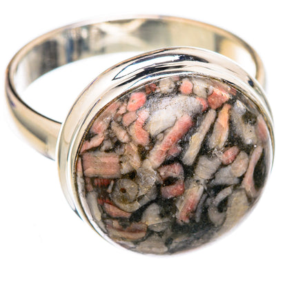 Crinoid Fossil Rings handcrafted by Ana Silver Co - RING102393 - Photo 2