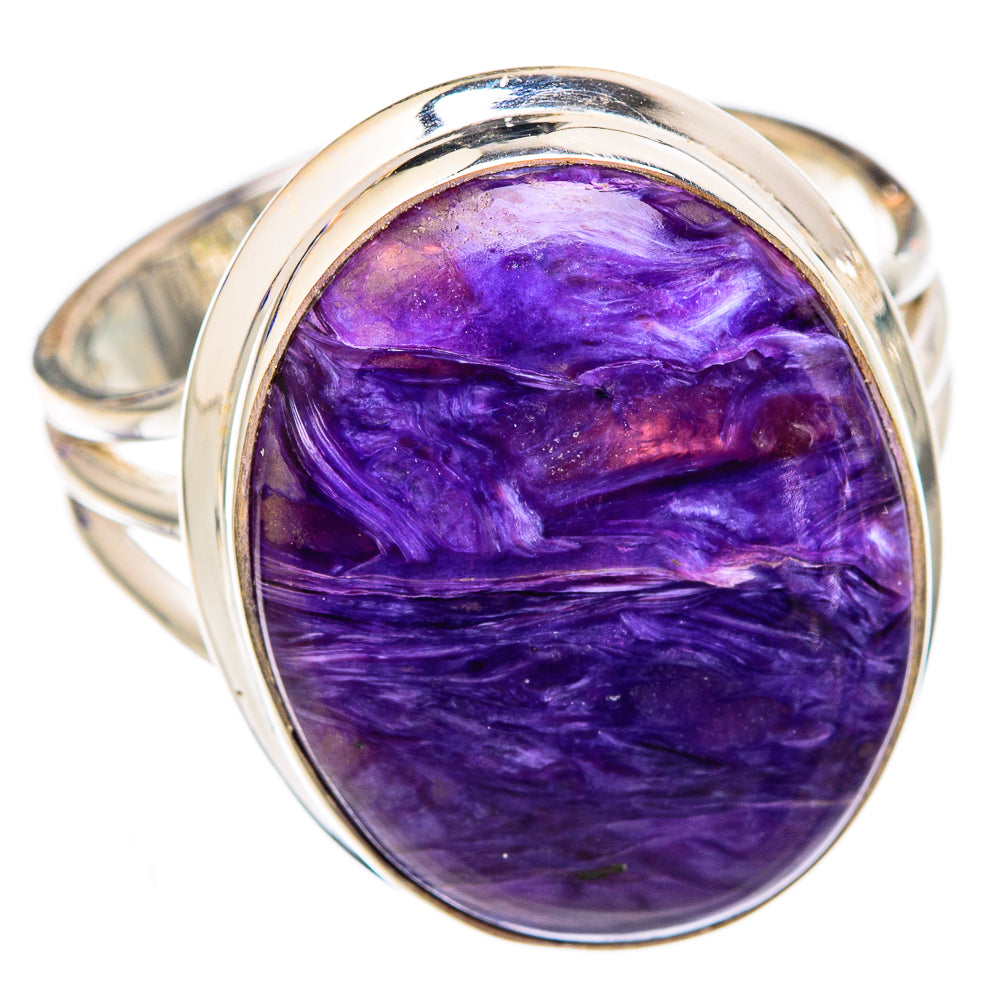Charoite Rings handcrafted by Ana Silver Co - RING102396 - Photo 2