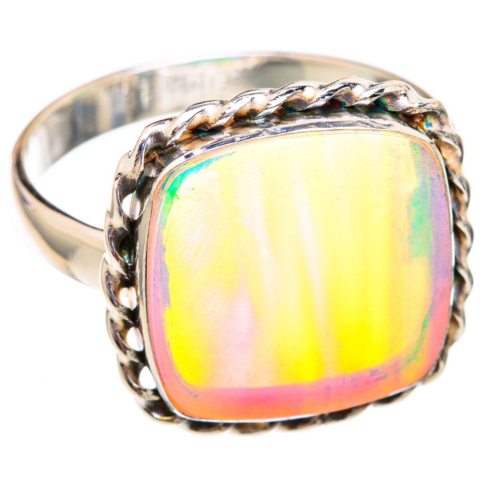 Aura Opal Rings handcrafted by Ana Silver Co - RING102405