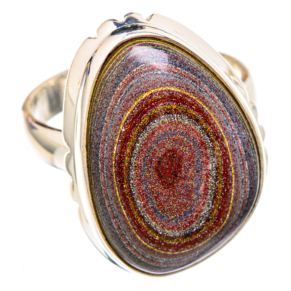 Fordite Rings handcrafted by Ana Silver Co - RING102413