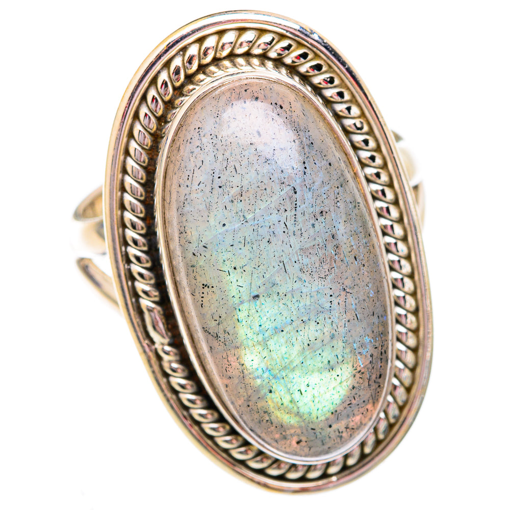 Labradorite Rings handcrafted by Ana Silver Co - RING102429 - Photo 2