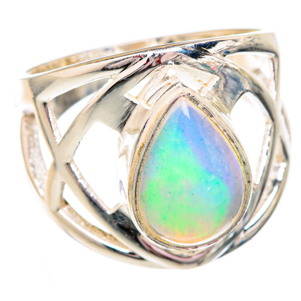 Ethiopian Opal Rings handcrafted by Ana Silver Co - RING102440