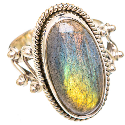 Labradorite Rings handcrafted by Ana Silver Co - RING102442