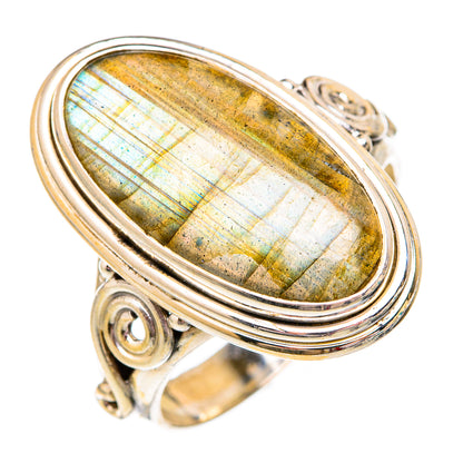 Labradorite Rings handcrafted by Ana Silver Co - RING102443