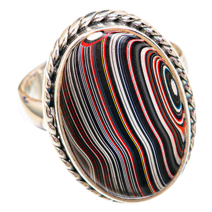 Fordite Rings handcrafted by Ana Silver Co - RING102451