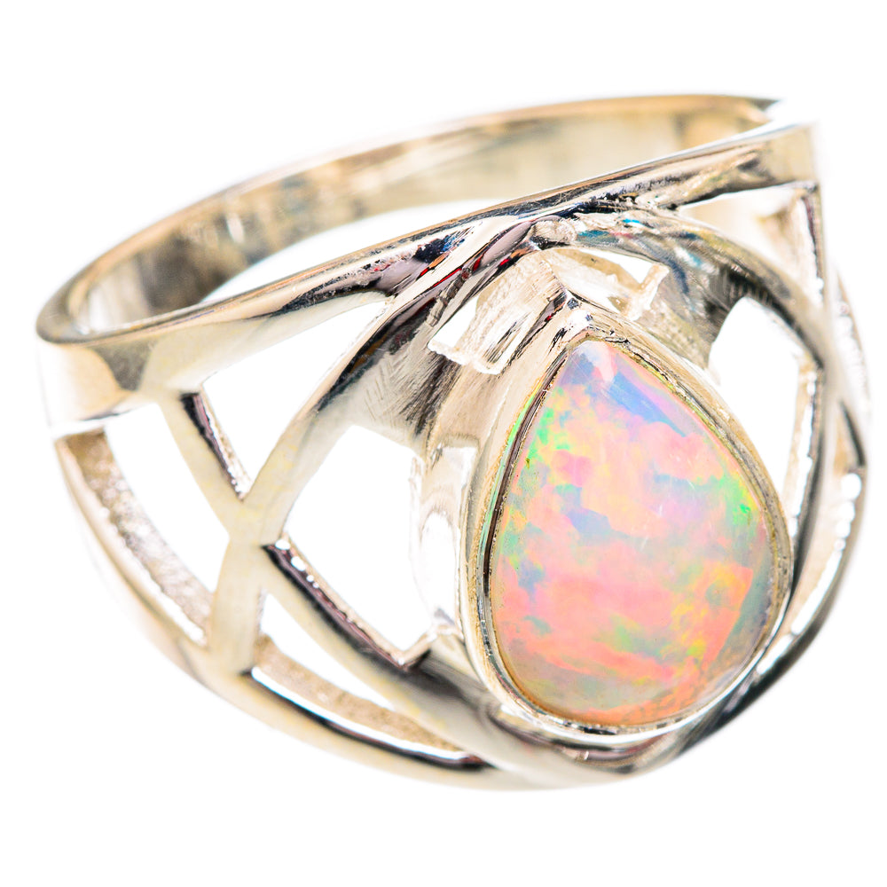 Ethiopian Opal Rings handcrafted by Ana Silver Co - RING102459