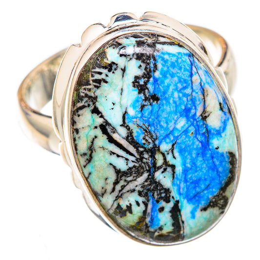 Blue Jasper Rings handcrafted by Ana Silver Co - RING102462