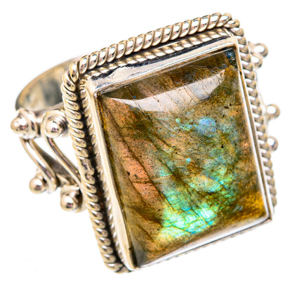 Labradorite Rings handcrafted by Ana Silver Co - RING102464