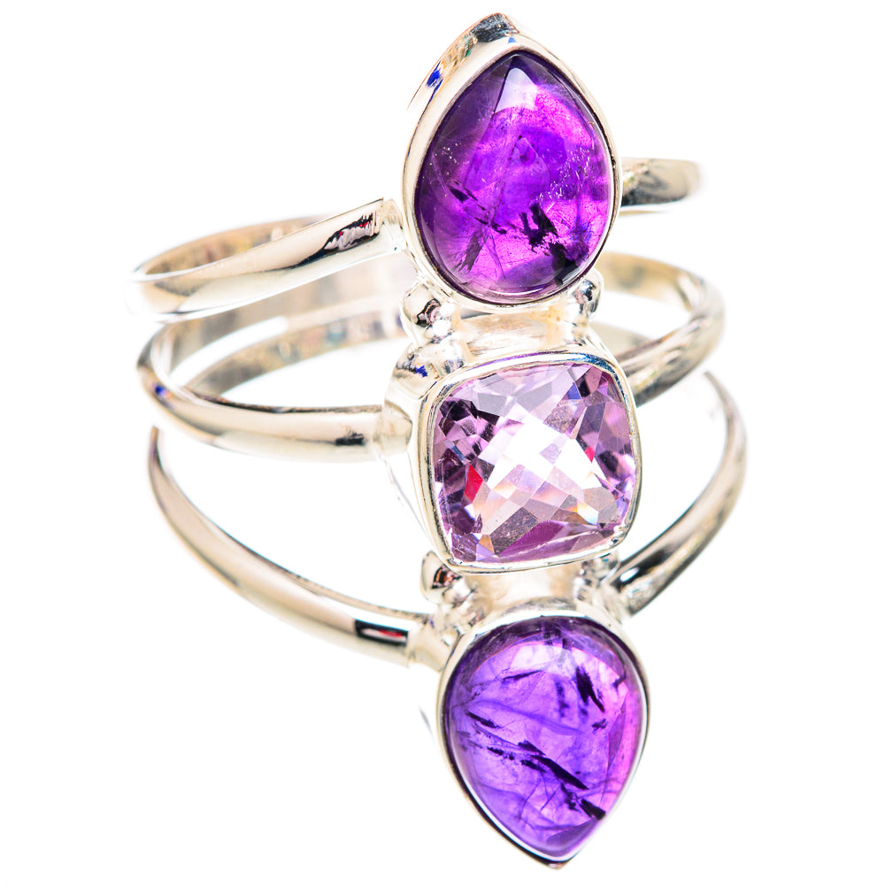Amethyst Rings handcrafted by Ana Silver Co - RING102468