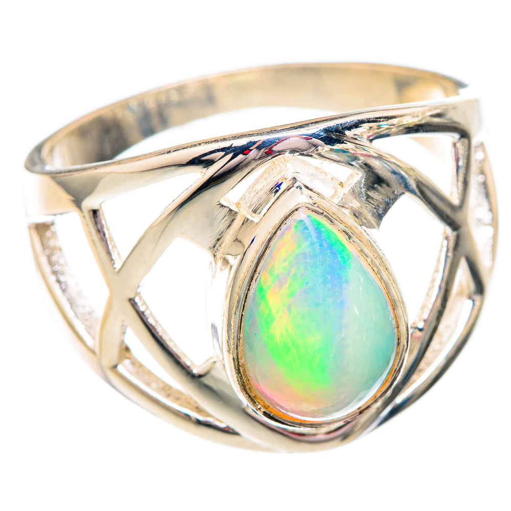 Ethiopian Opal Rings handcrafted by Ana Silver Co - RING102472
