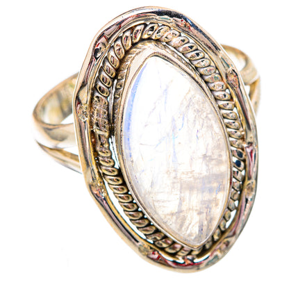 Rainbow Moonstone Rings handcrafted by Ana Silver Co - RING102478 - Photo 2