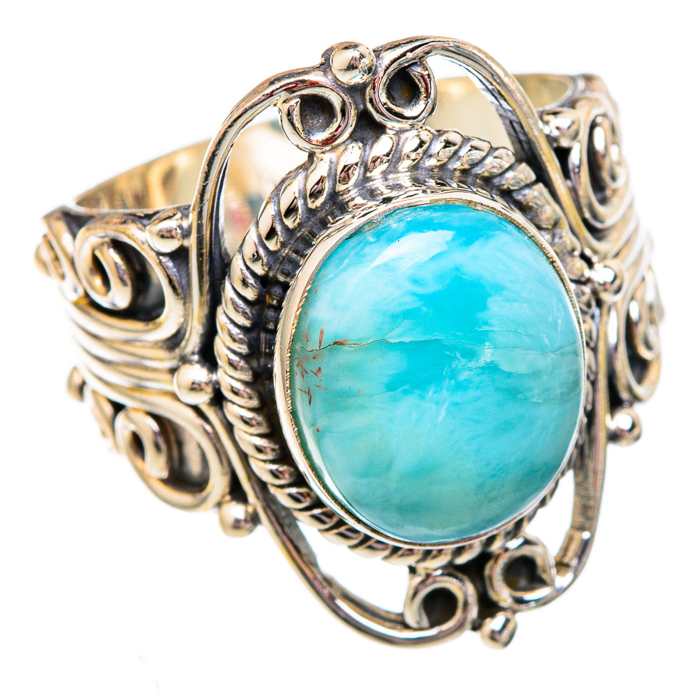 Larimar Rings handcrafted by Ana Silver Co - RING102482 - Photo 2