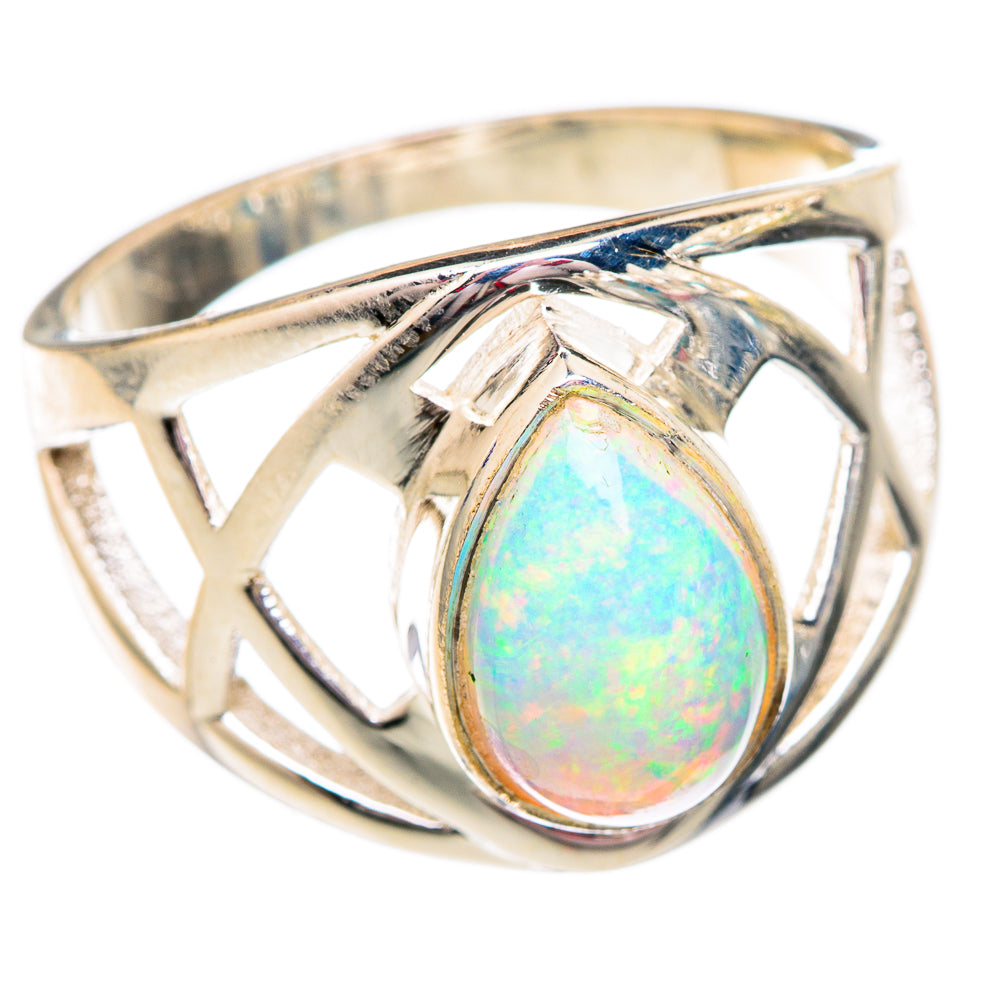 Ethiopian Opal Rings handcrafted by Ana Silver Co - RING102488
