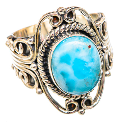 Larimar Rings handcrafted by Ana Silver Co - RING102489