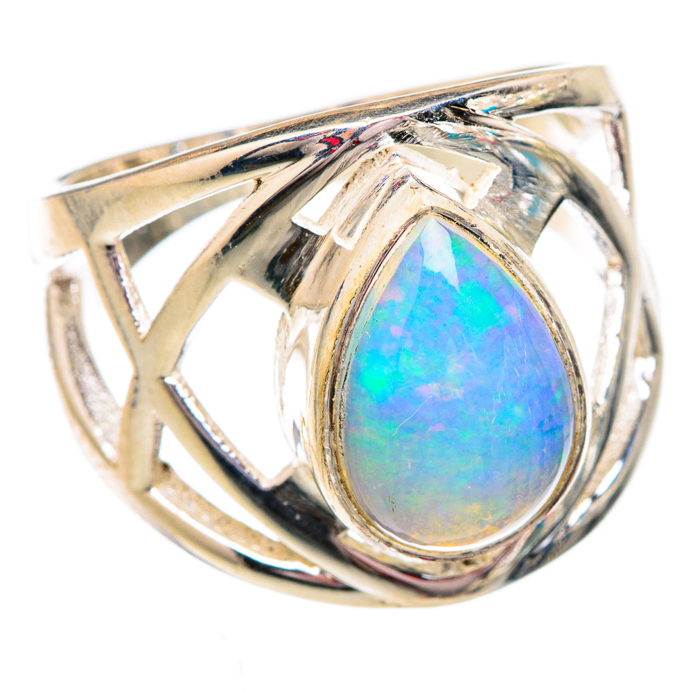 Ethiopian Opal Rings handcrafted by Ana Silver Co - RING102506