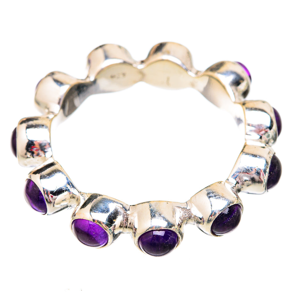 Amethyst Rings handcrafted by Ana Silver Co - RING102508 - Photo 2