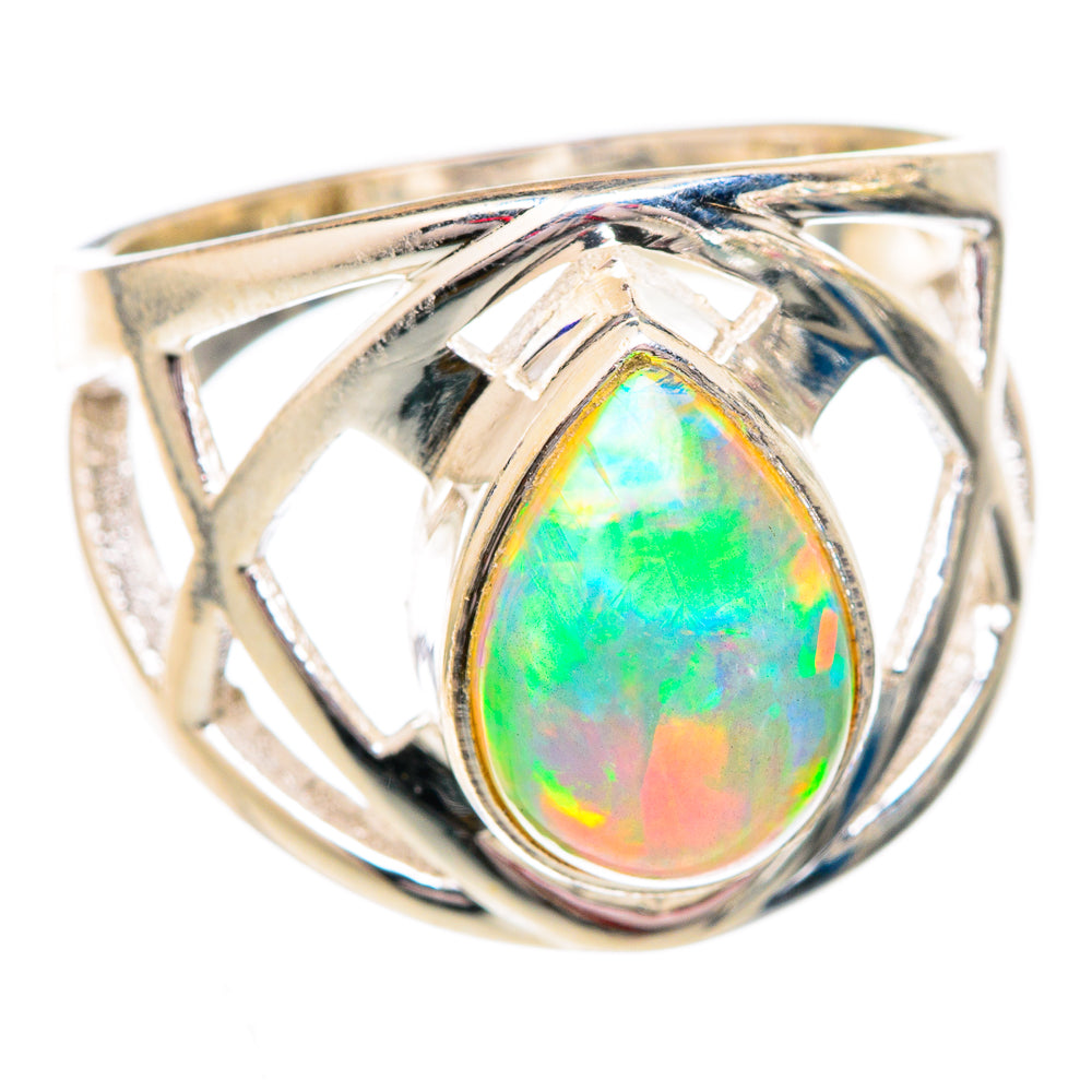 Ethiopian Opal Rings handcrafted by Ana Silver Co - RING102521