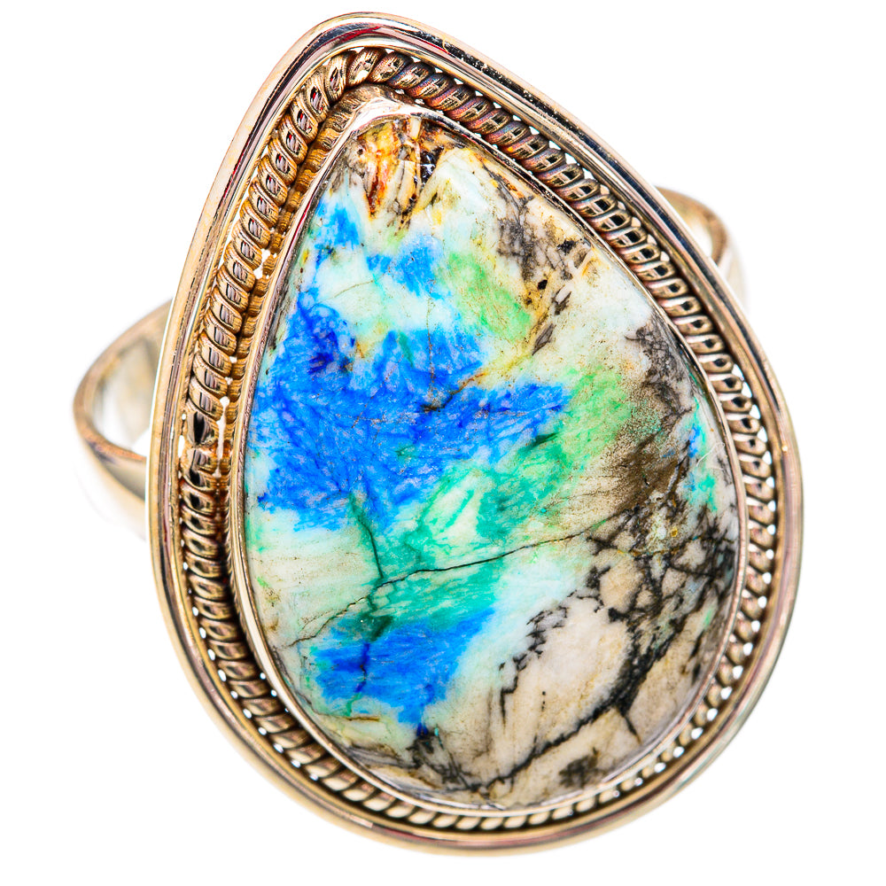 Blue Jasper Rings handcrafted by Ana Silver Co - RING102535 - Photo 2