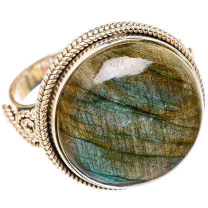 Labradorite Rings handcrafted by Ana Silver Co - RING102542