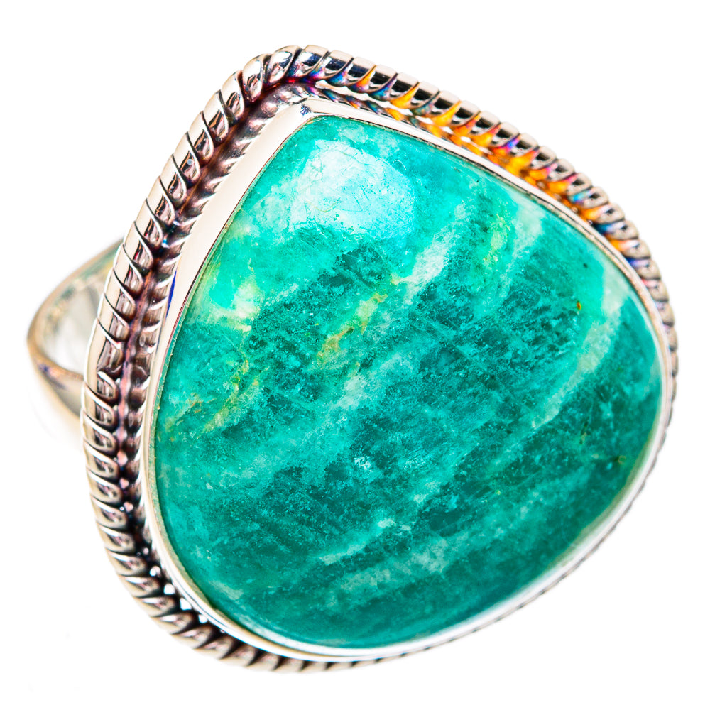Amazonite Rings handcrafted by Ana Silver Co - RING102544 - Photo 2