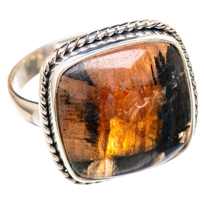 Chiastolite Rings handcrafted by Ana Silver Co - RING102551 - Photo 2