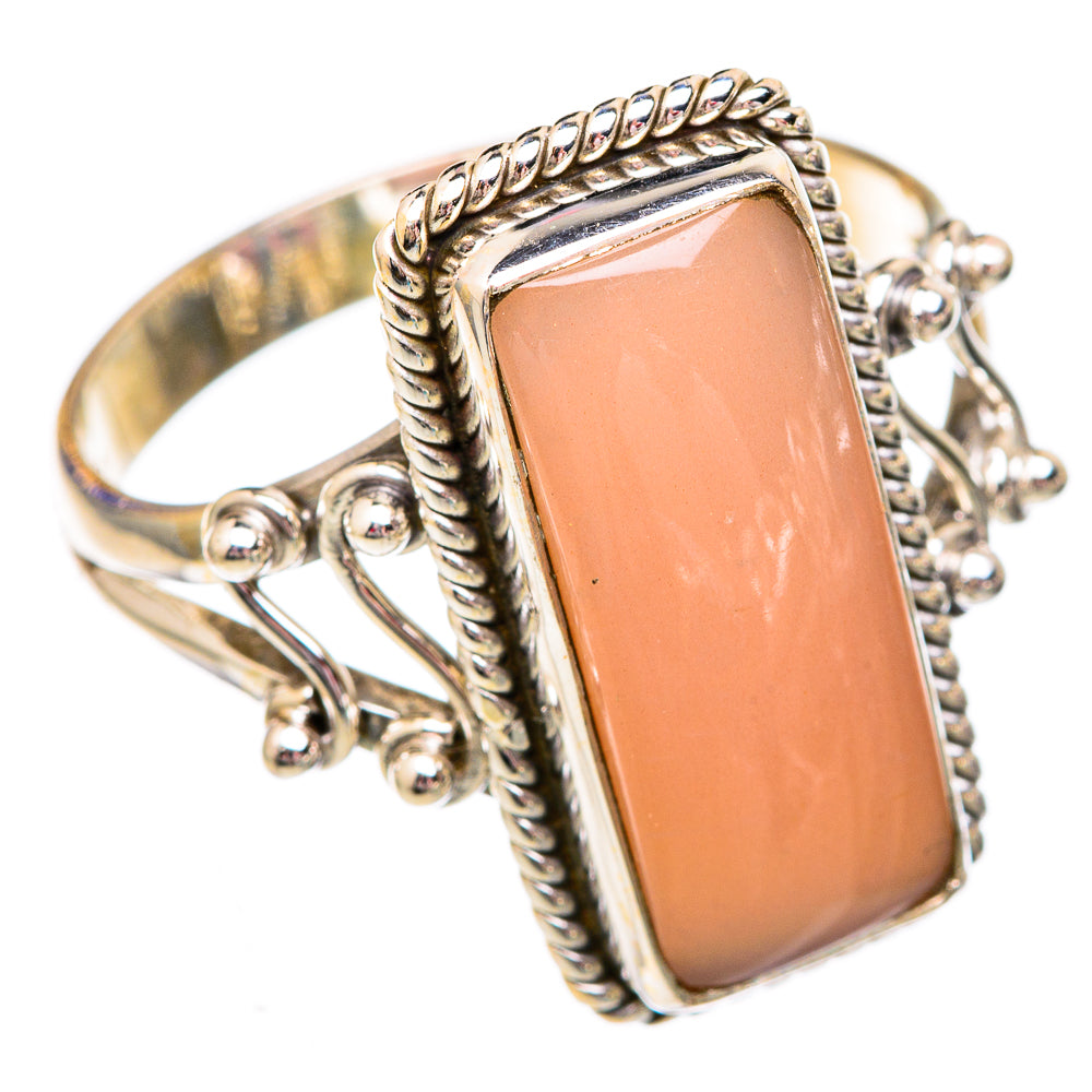 Rose Quartz Rings handcrafted by Ana Silver Co - RING102554