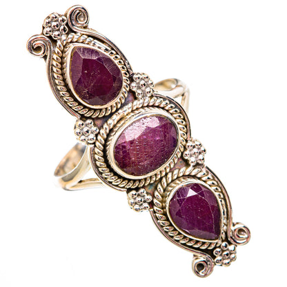 Ruby Rings handcrafted by Ana Silver Co - RING102555 - Photo 2