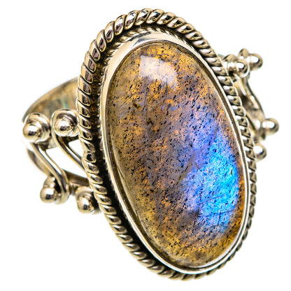 Labradorite Rings handcrafted by Ana Silver Co - RING102568