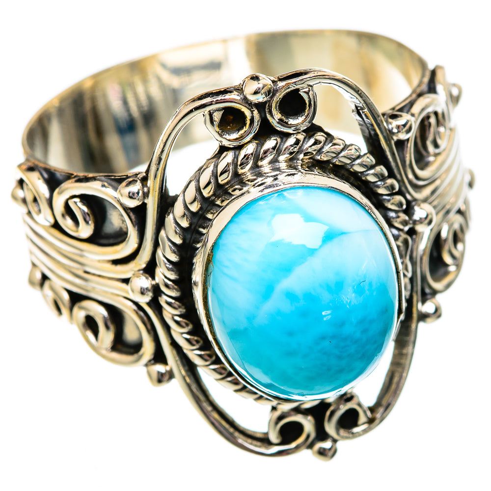 Larimar Rings handcrafted by Ana Silver Co - RING102569 - Photo 2