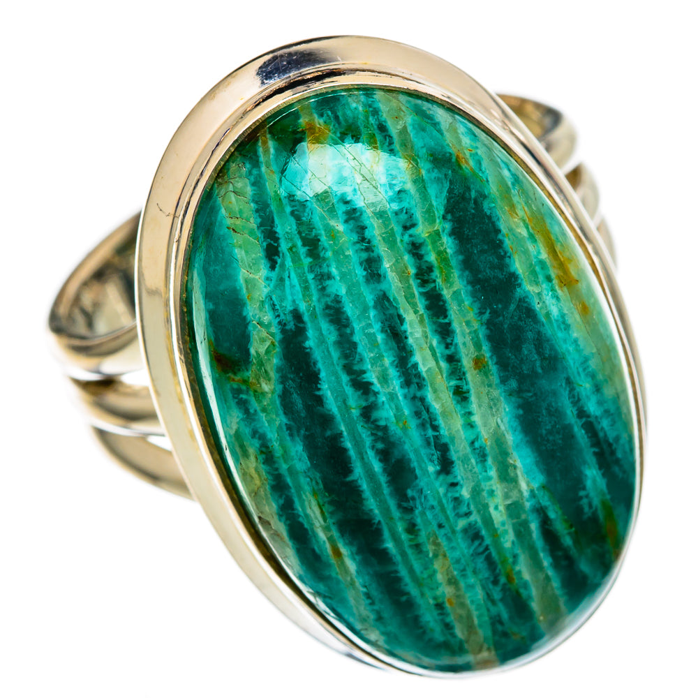 Amazonite Rings handcrafted by Ana Silver Co - RING102572 - Photo 2