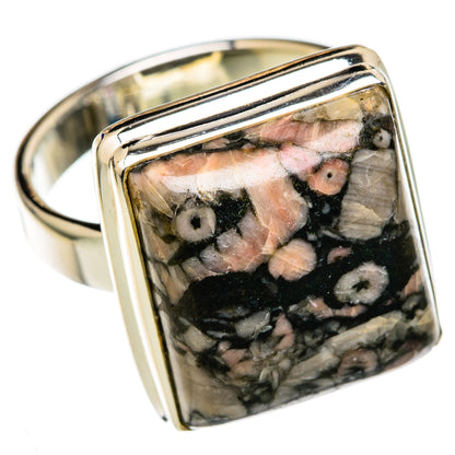Crinoid Fossil Rings handcrafted by Ana Silver Co - RING102573 - Photo 2
