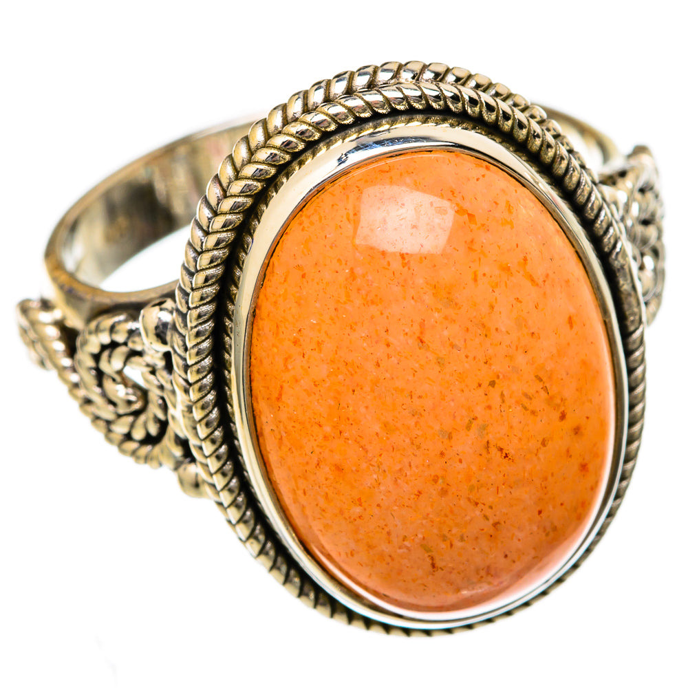 Sunstone Rings handcrafted by Ana Silver Co - RING102576