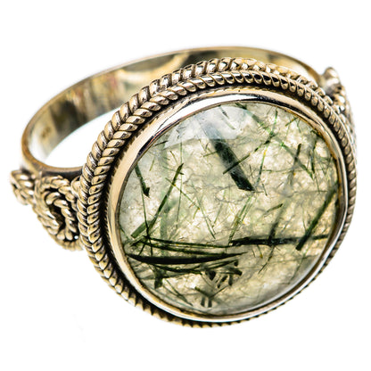 Tourmalinated Quartz Rings handcrafted by Ana Silver Co - RING102584