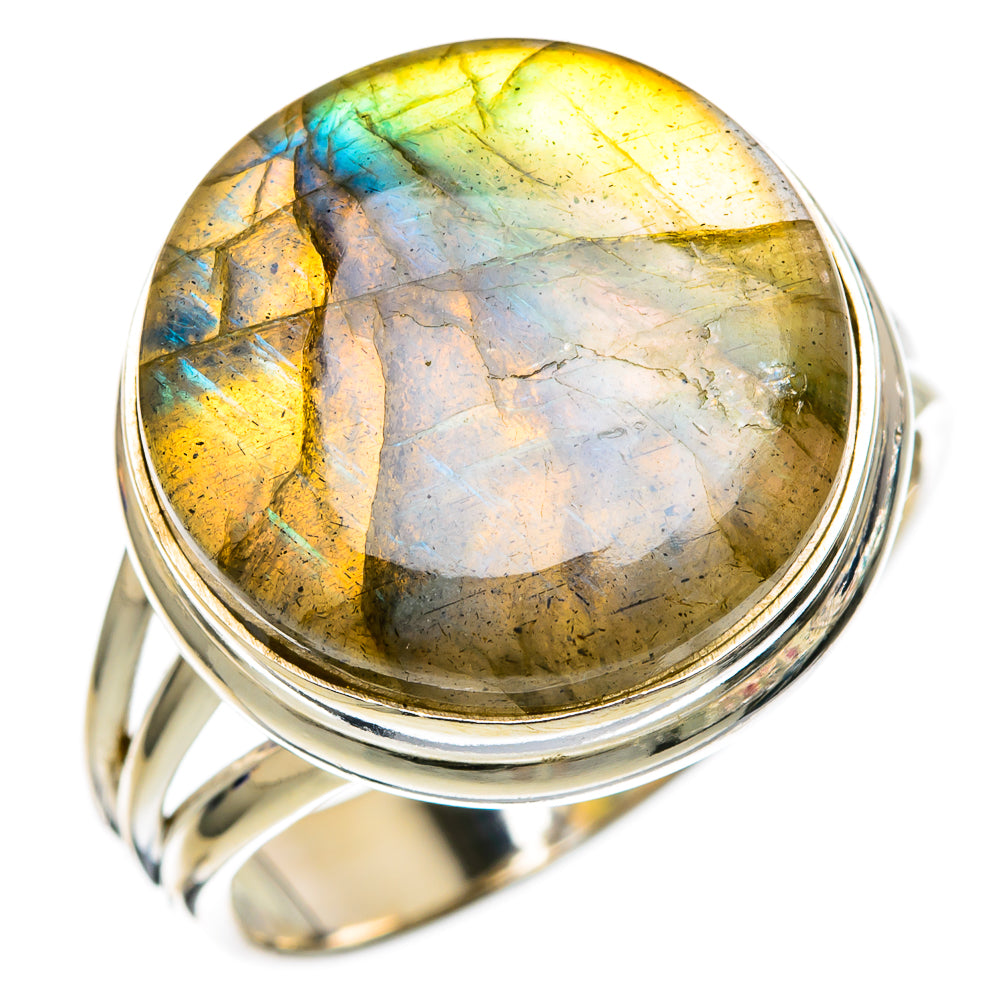 Labradorite Rings handcrafted by Ana Silver Co - RING102587 - Photo 2