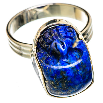 Lapis Lazuli Rings handcrafted by Ana Silver Co - RING102593 - Photo 2