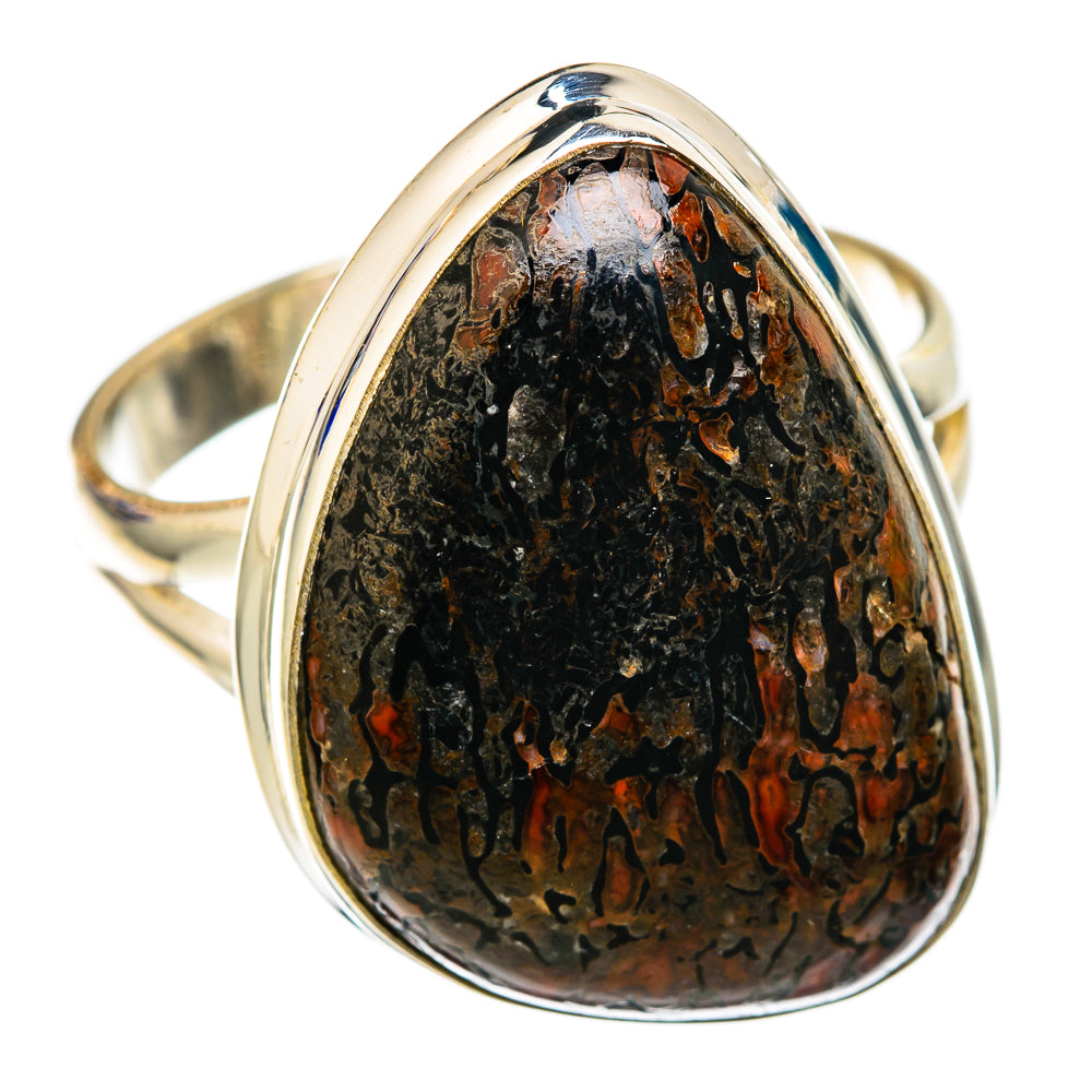 Dinosaur Bone Rings handcrafted by Ana Silver Co - RING102596 - Photo 2