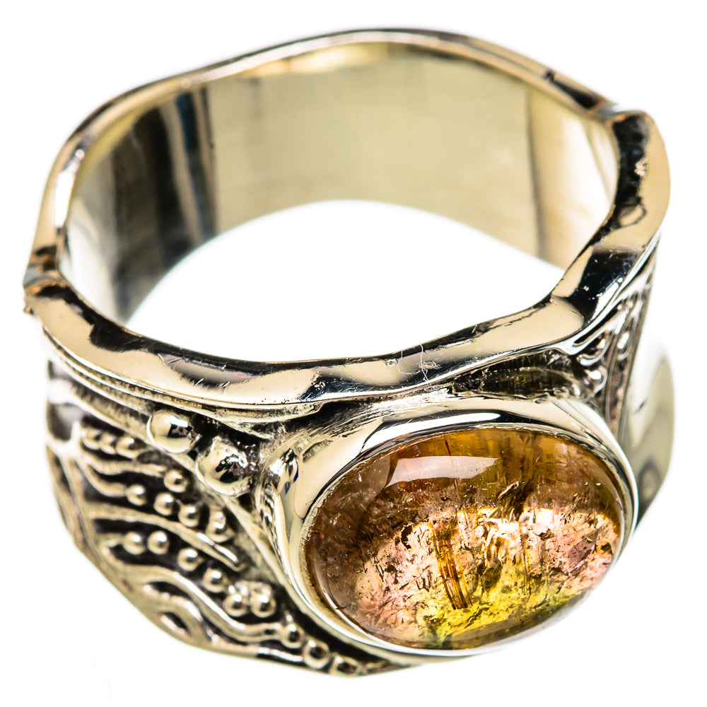 Watermelon Tourmaline Rings handcrafted by Ana Silver Co - RING102600